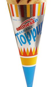 Bananatoppar 125 ml. - 16 stk.