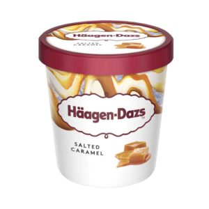 HD Salted Caramel 460ml - 8 stk. í pk.