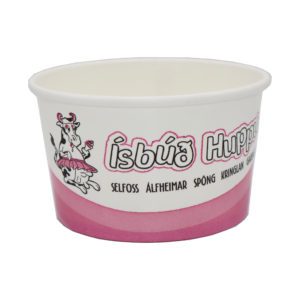 Huppa ísbox 250 ml (8oz) - 50 stk.
