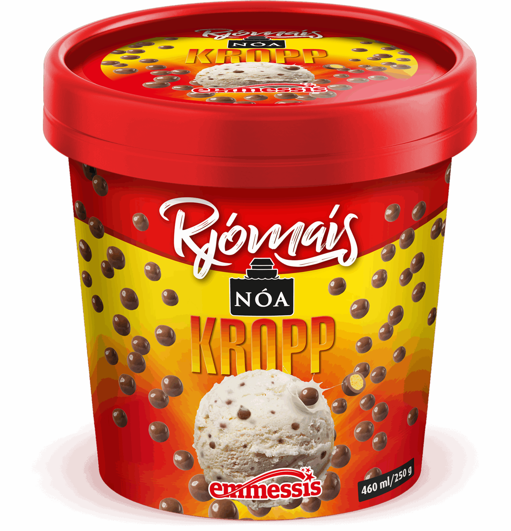 Rjómaís Nóakropp 460 ml 6 ein í pk
